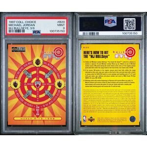 1997 Michael Jordan PSA 9 MINT Collectors Choice Chicago Bulls #B20 Card